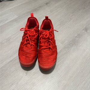 Nike Red VaporMax Shoes